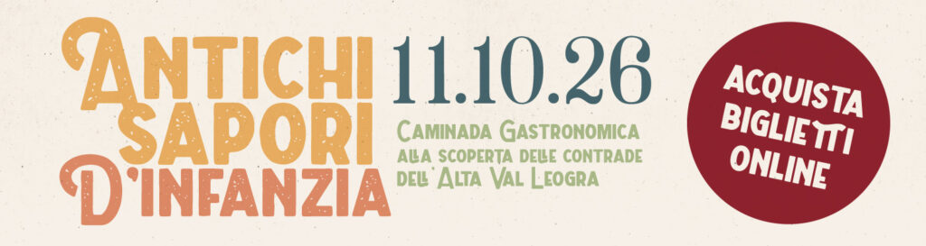 Antichi Sapori d'Infanzia - Camminata Gastronomica 2026